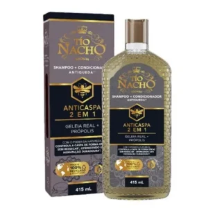 Shampoo Antiqueda 2 em 1 Tío Nacho Anticaspa 415ml