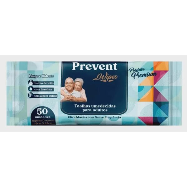 Toalha Umedecida Prevent Premium 50un