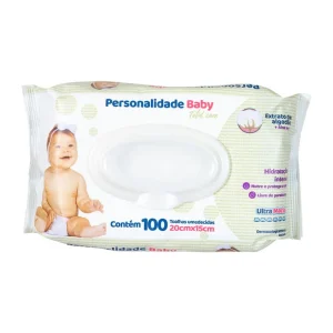 Lenço Umedecido Personalidade Baby 100